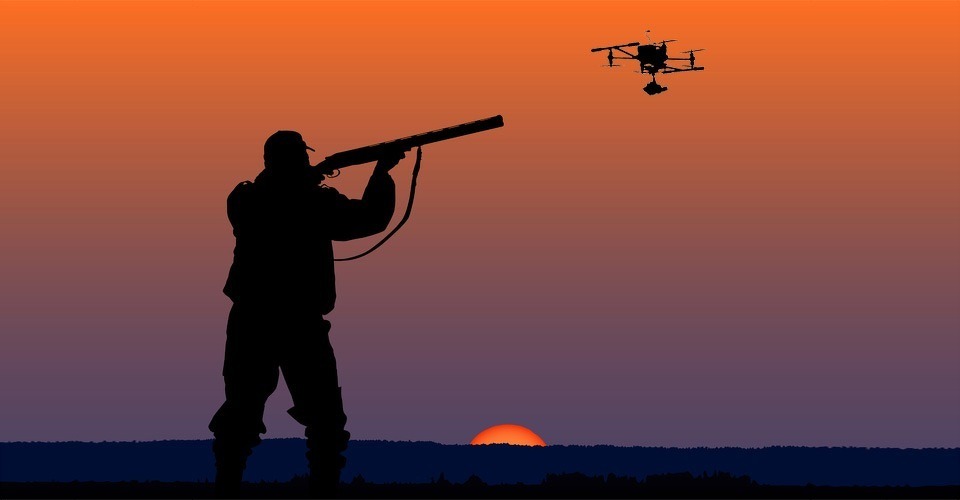 drone shotgun california lawsuit drones uav