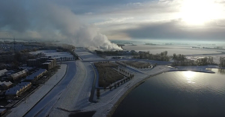 Hellevoetsluis in winterse sferen