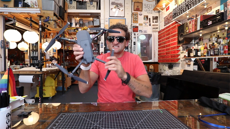 Casey Neistat test nieuwe DJI Mavic Pro drone