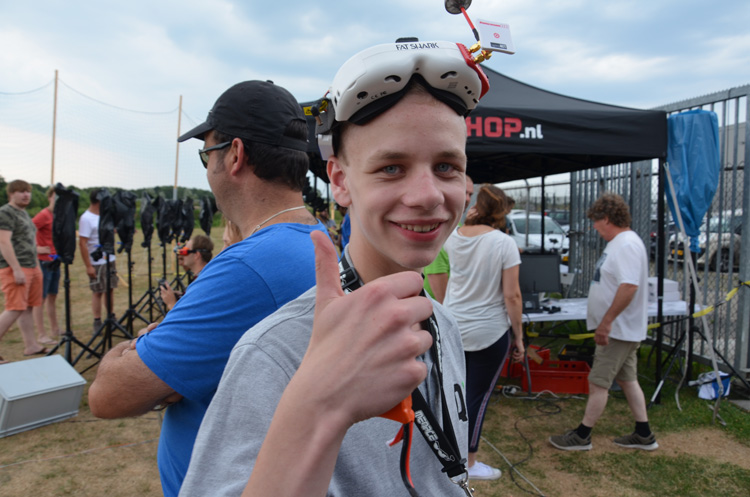 Dennis Mennema wint ranking 4 van NK Drone Race 2018